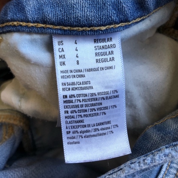 American Eagle Super Hi Rise Jeggings - Picture 5 of 6